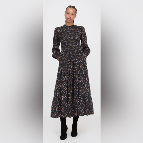 New Hill House Viviana nap dress in lucky charm print - Picture 2 of 11